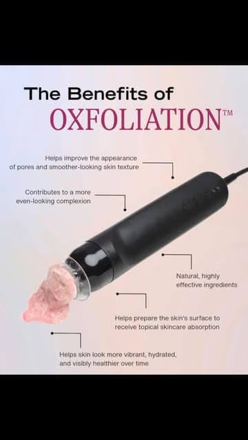 Glo2Facial Oxfoliation benefits reel
