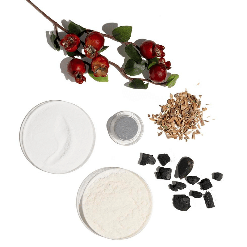 Whole ingredients used in Geneo Balance facial treatment